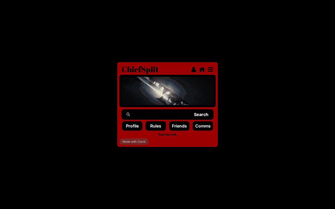 Carrd profile picture for @chiefs